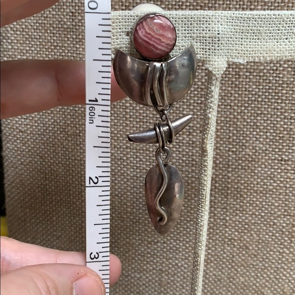 Margaret Ellis Earrings sterling southwest style - Picture 8 of 8